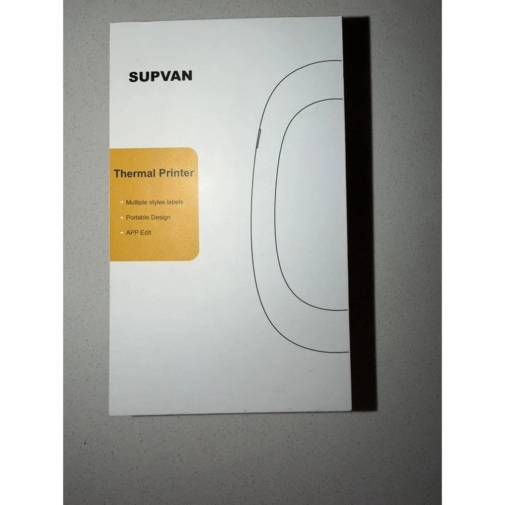 SUPVAN E10 Label Maker Portable Thermal Print w/Tape Wireless and Rechargeable